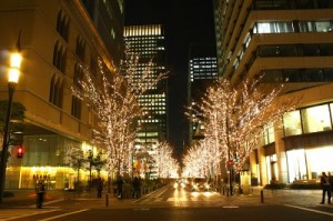 クリスマスの夜景