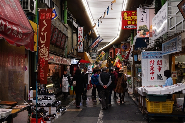 古き良き時代の面影がのこる、旦過市場