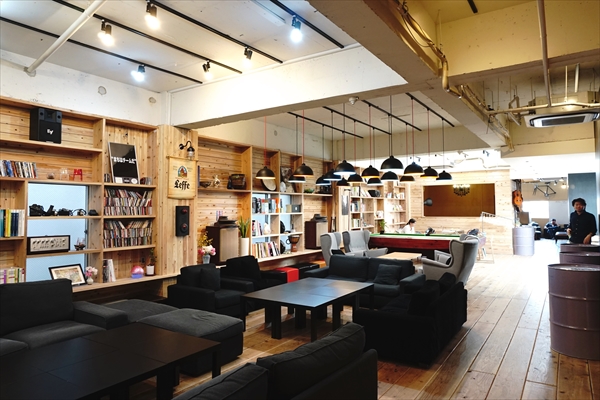 尖ったコワーキングスペースの一つ、秘密基地