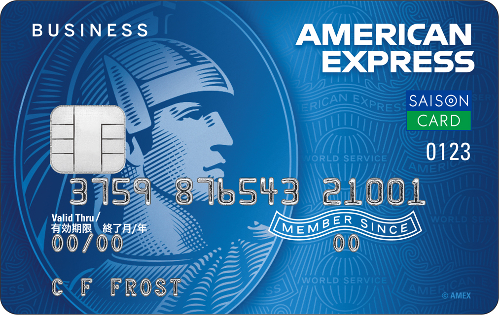 クレジットカードの券面