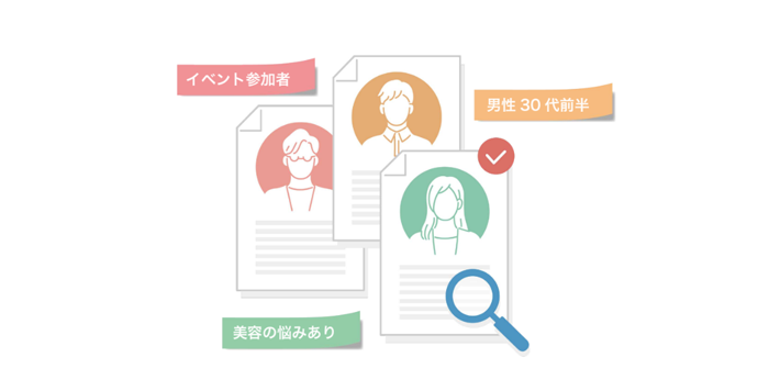 1人1人に合わせたメッセージを送る