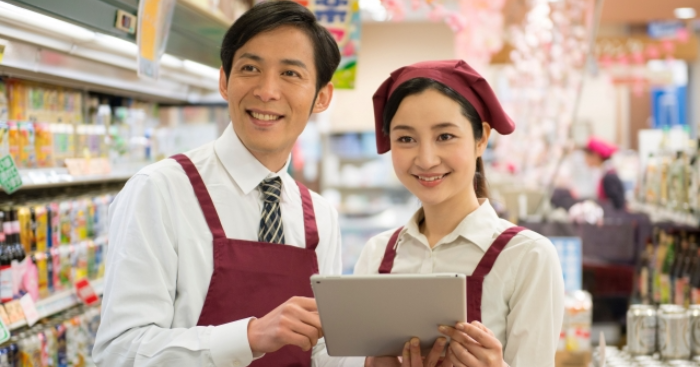 社員とパートの女性